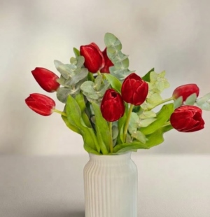 Tulipanes rojos